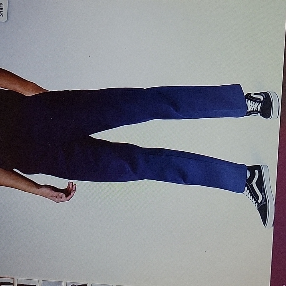 Dickies 874 Flex Original Fit Navy pant 44x32 Wrinkle Stain Resist 44x32…NEW